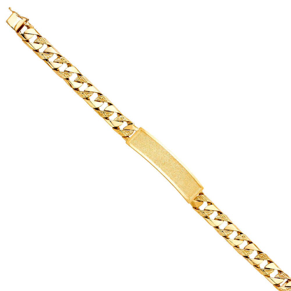 14KY NUG CUBAN LINK FID BRACE