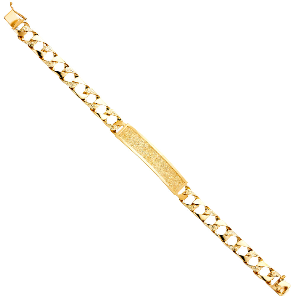 14KY NUG CUBAN LINK FID BRACE