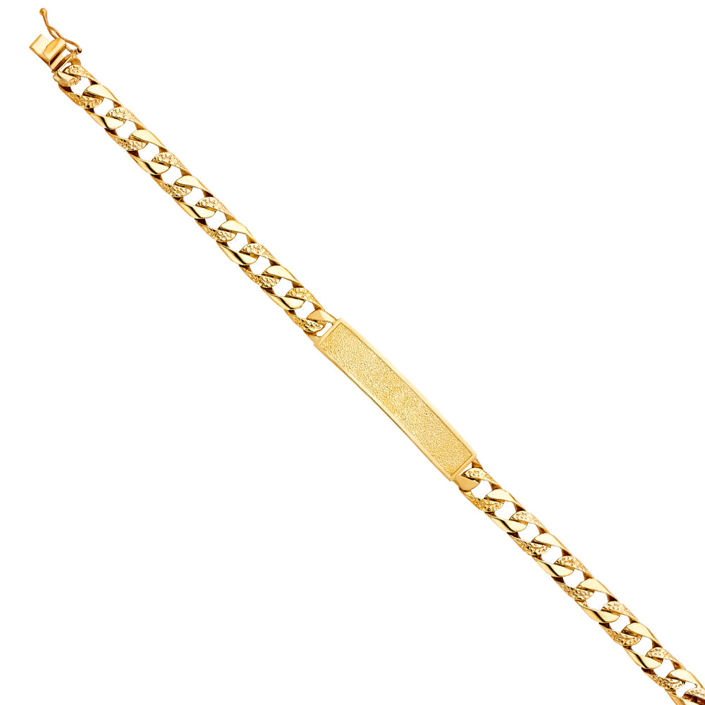 14KY NUG CUBAN LINK FID BRACE