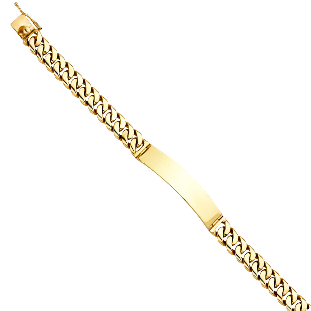 14KY MIAMI CUBAN LINK ID BRACE