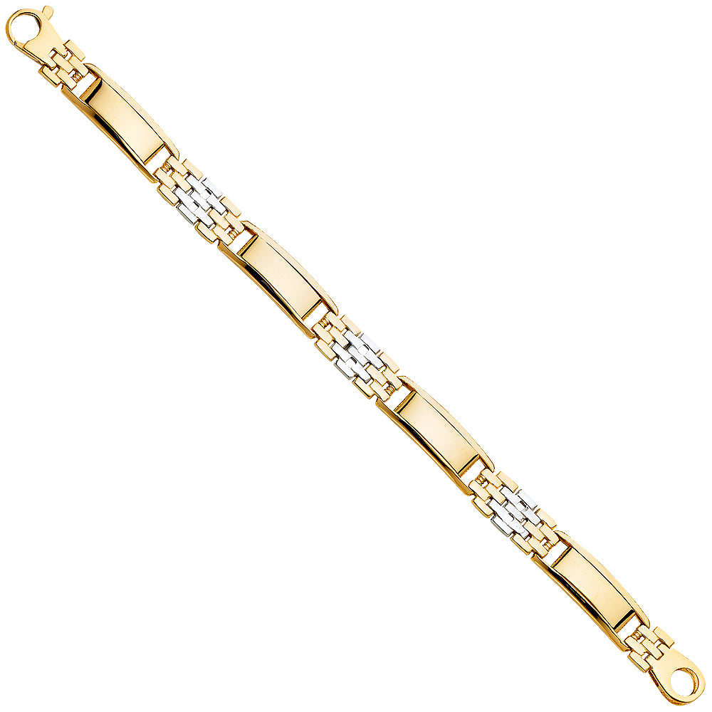 14K 2T MEN'S BRACELET