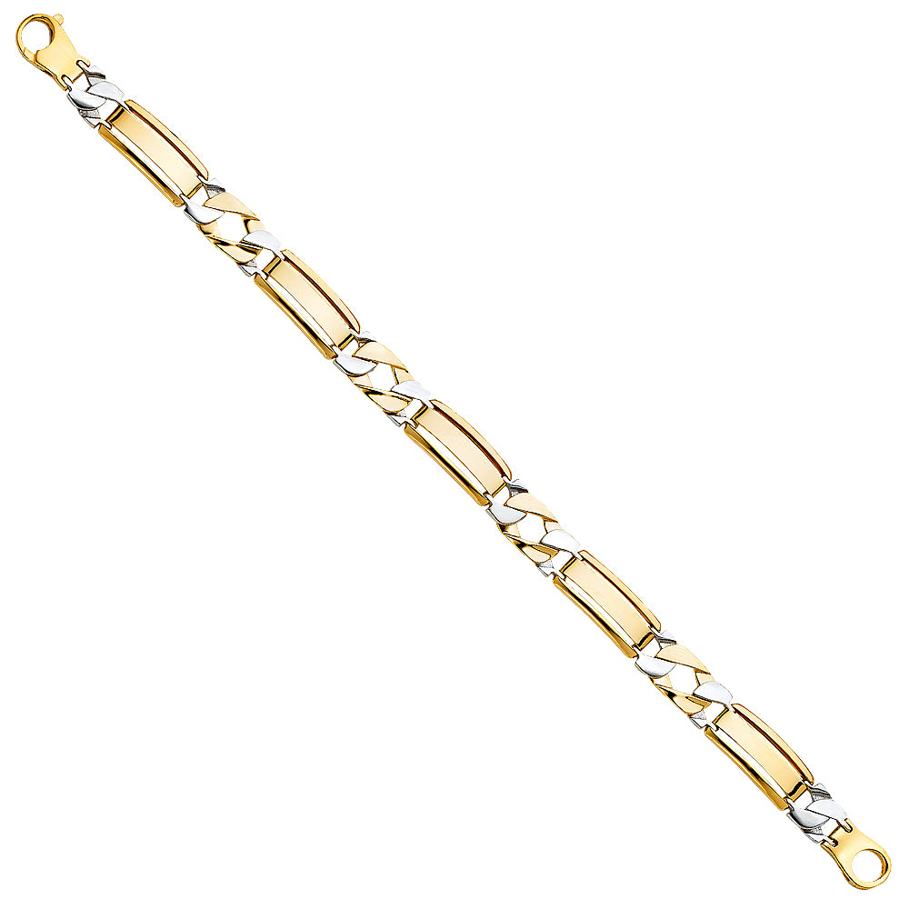 14K 2T MEN'S BRACELET