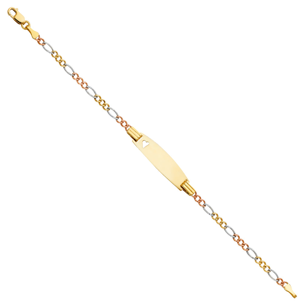 14K FIG 3+1 3C BABY OV ID W/HRT BR
