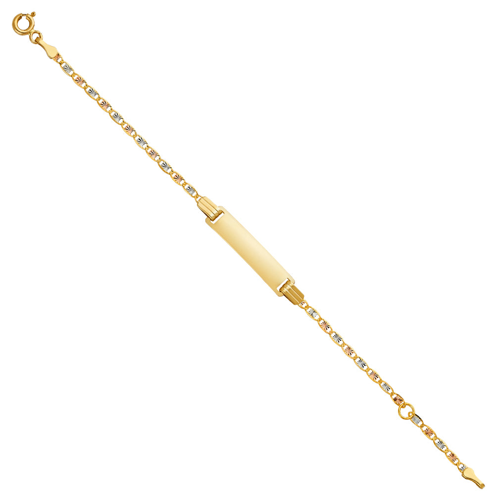 14K 040 VAL 3C STAR DC BABY ID BRACE