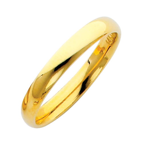 14KY 3MM COMFORT FIT WED BD