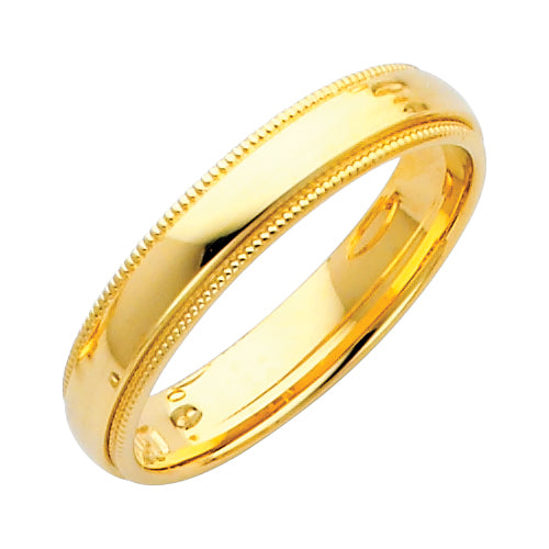 14KY 4MM MILG COMF WED BD