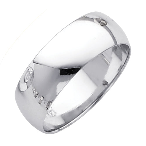 14KW 7MM PLAIN WED BAND