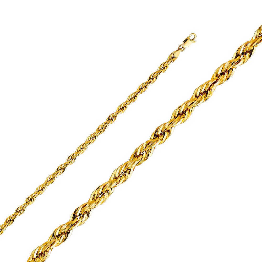 14KY 4MM XLIT HOL DC ROPE CHN