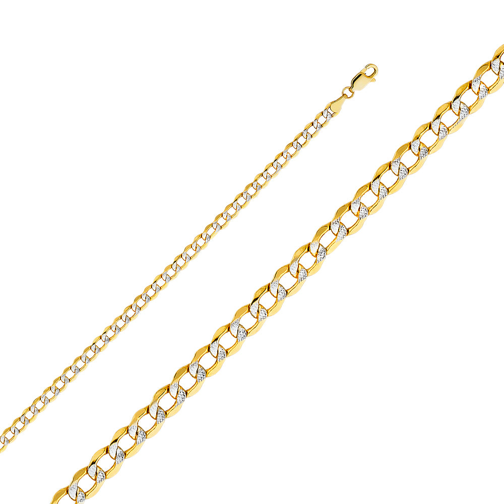 14K 100(4.2MM) HOL CURB WP CHN