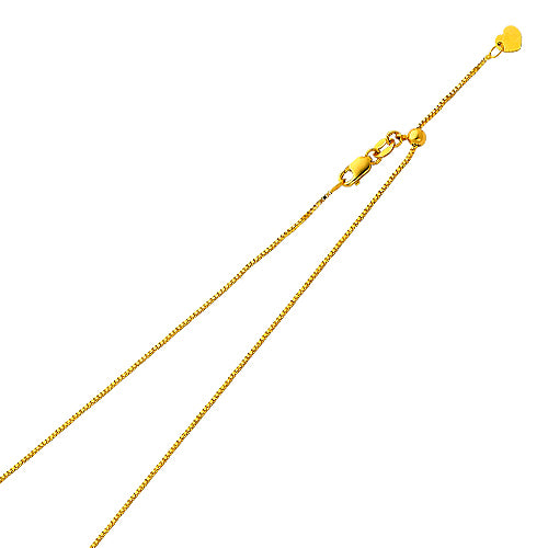 14KY 0.8MM ADJUST. BOX CHAIN