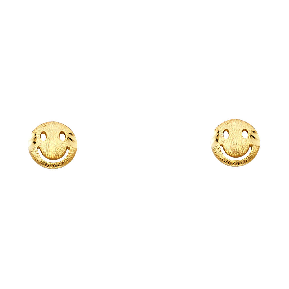 14KY SM SMILE POST EAR