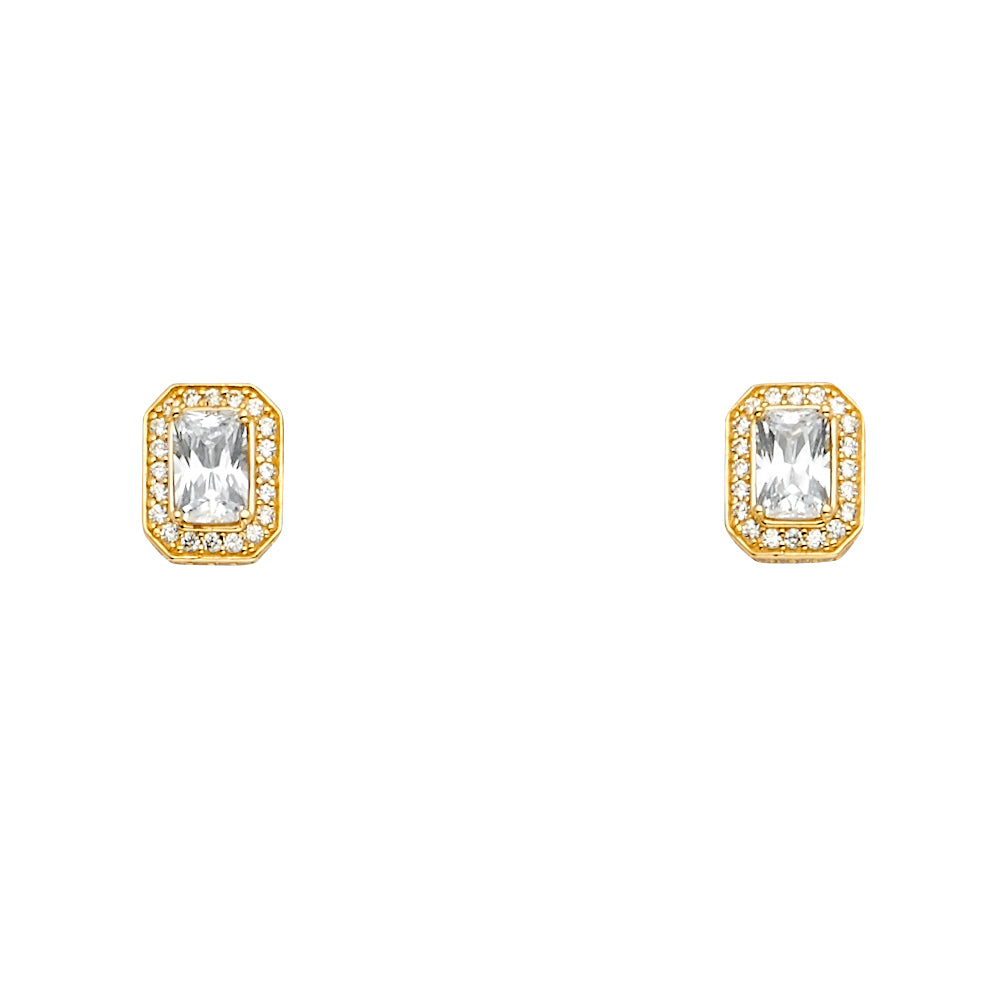 14KY CZ Earring / Set