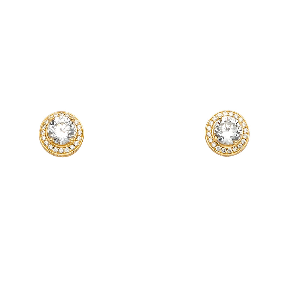 14KY CZ Earring / Set