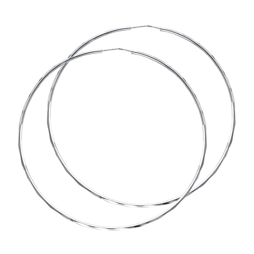 14KW 1.5MM FACETED RD TB HOOP