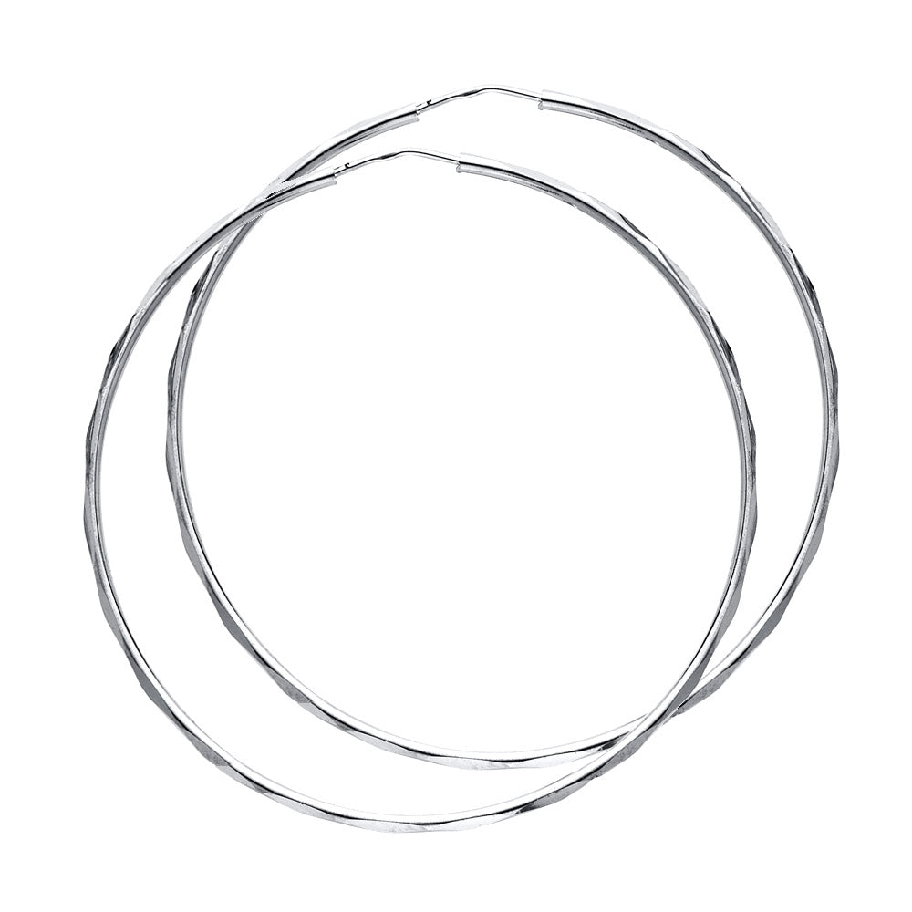 14KW 1.5MM FACETED RD TB HOOP