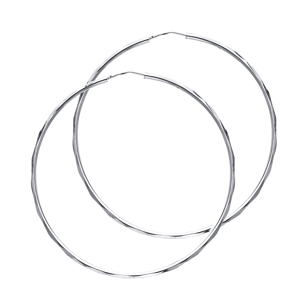 14KW 1.5MM FACETED RD TB HOOP