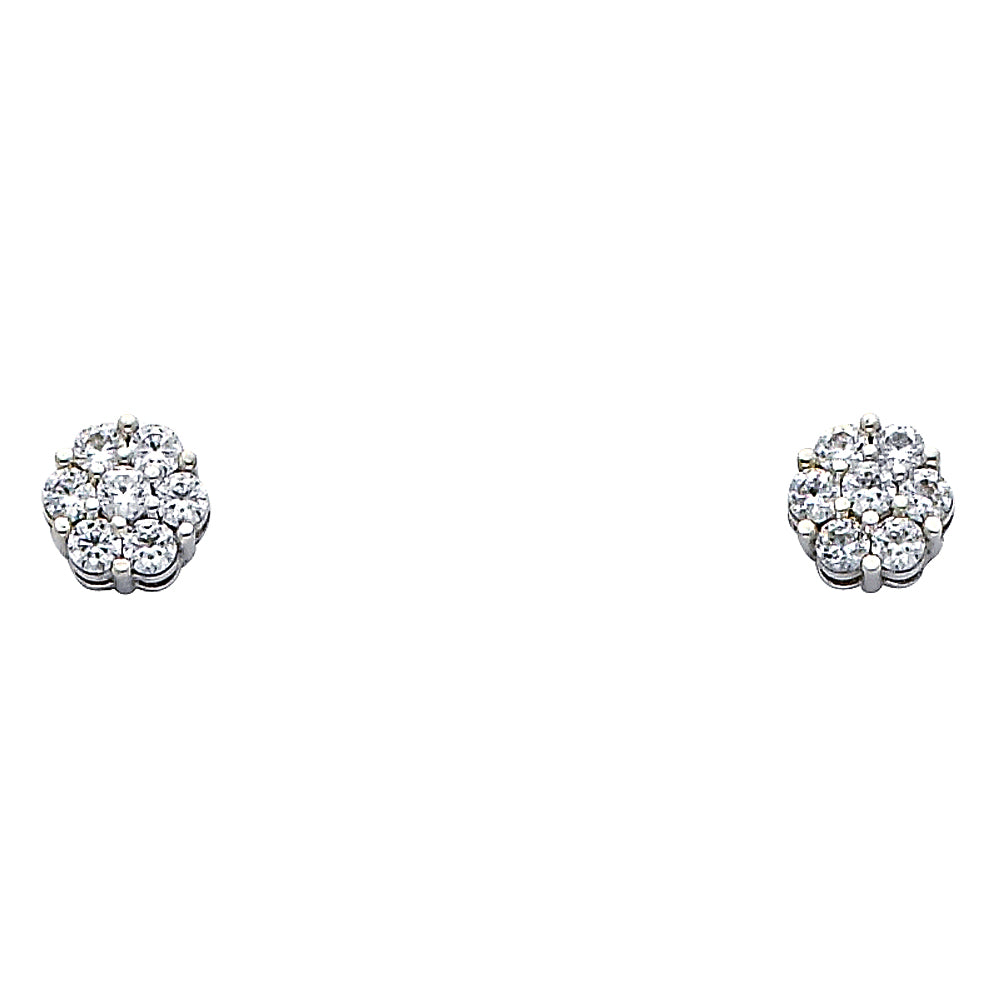 14KW CZ EARRINGS