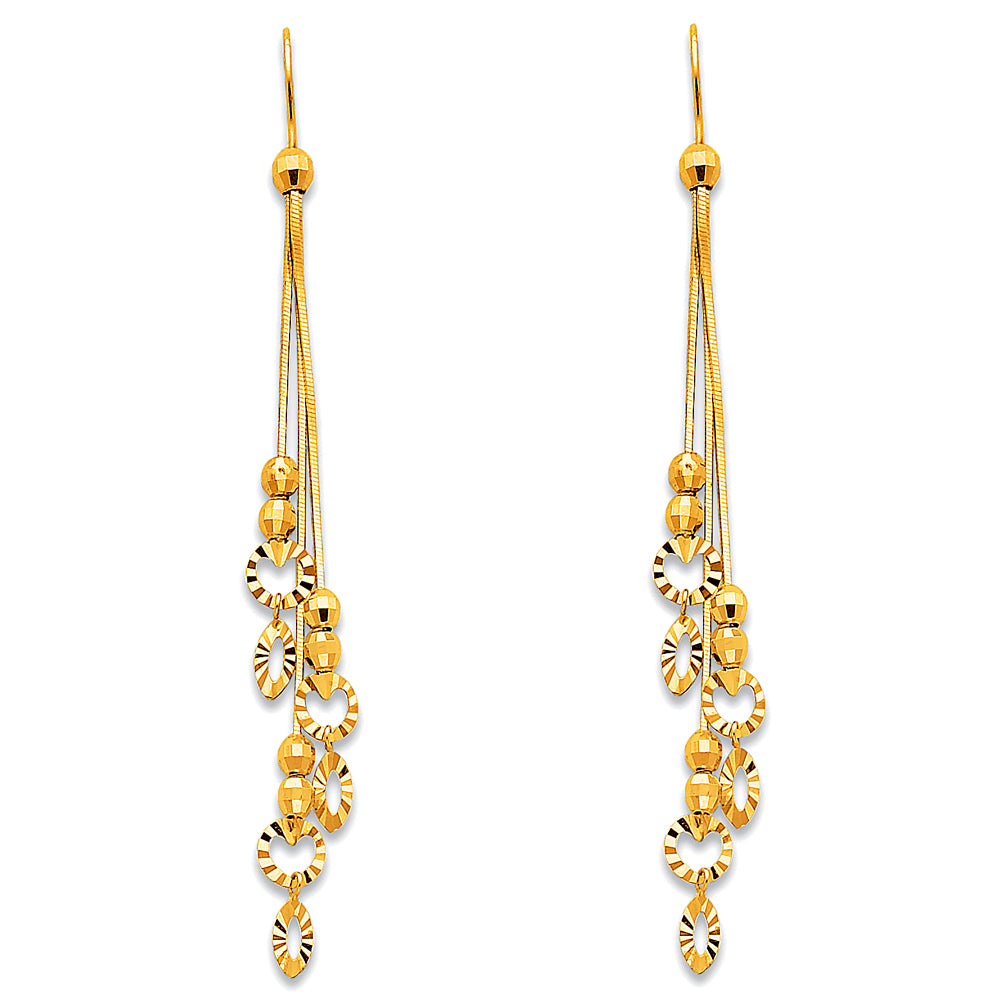 14KY HANGING EARRINGS