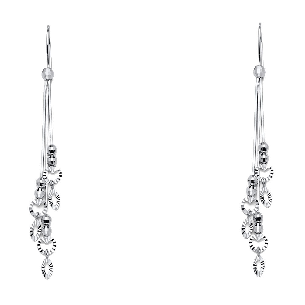14KW HANGING EARRINGS