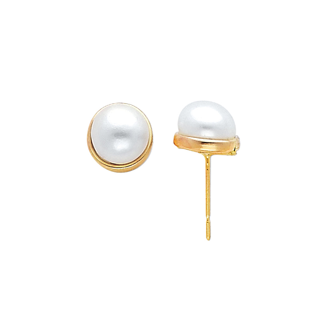 14KY PEARL EARRINGS