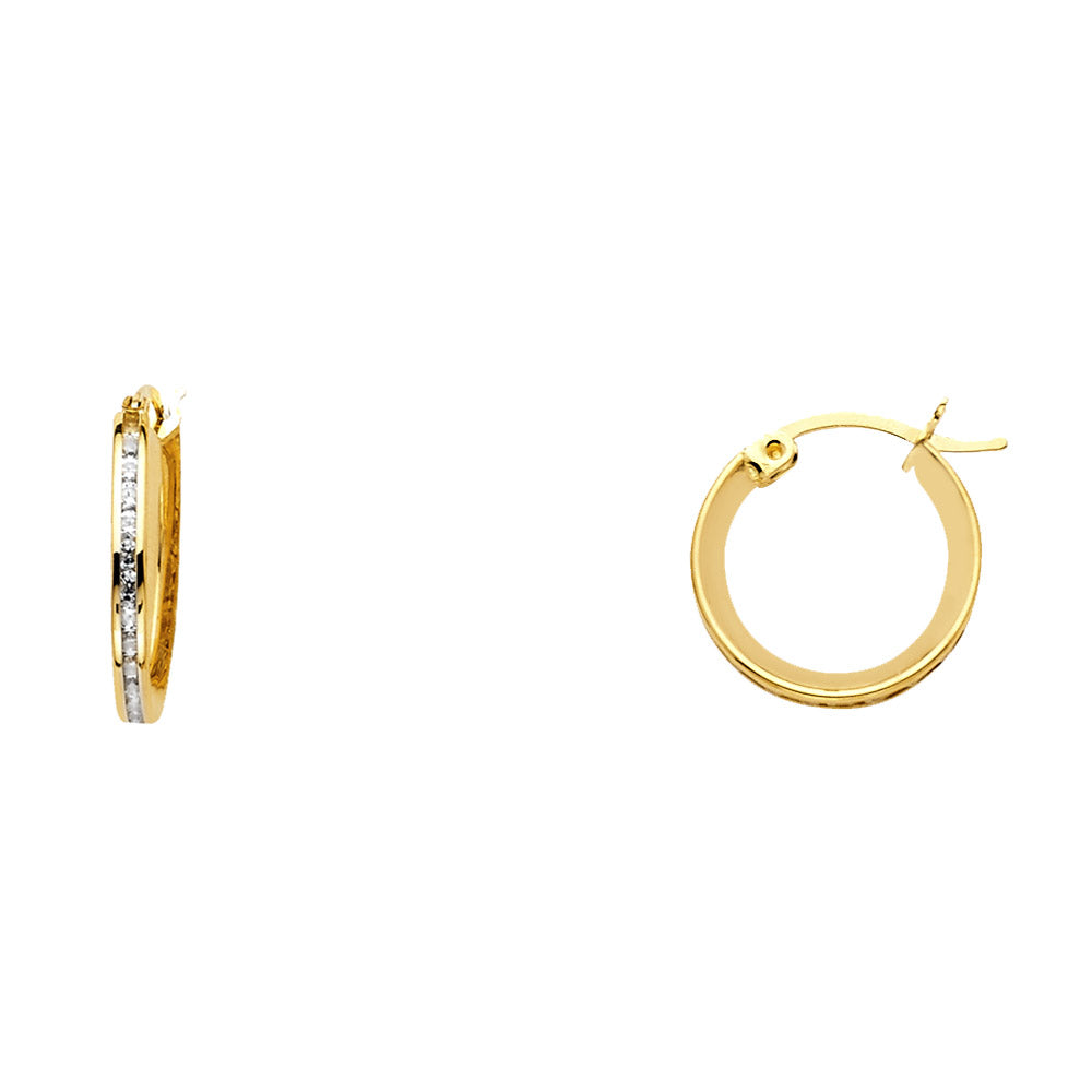 14K CZ EARRINGS