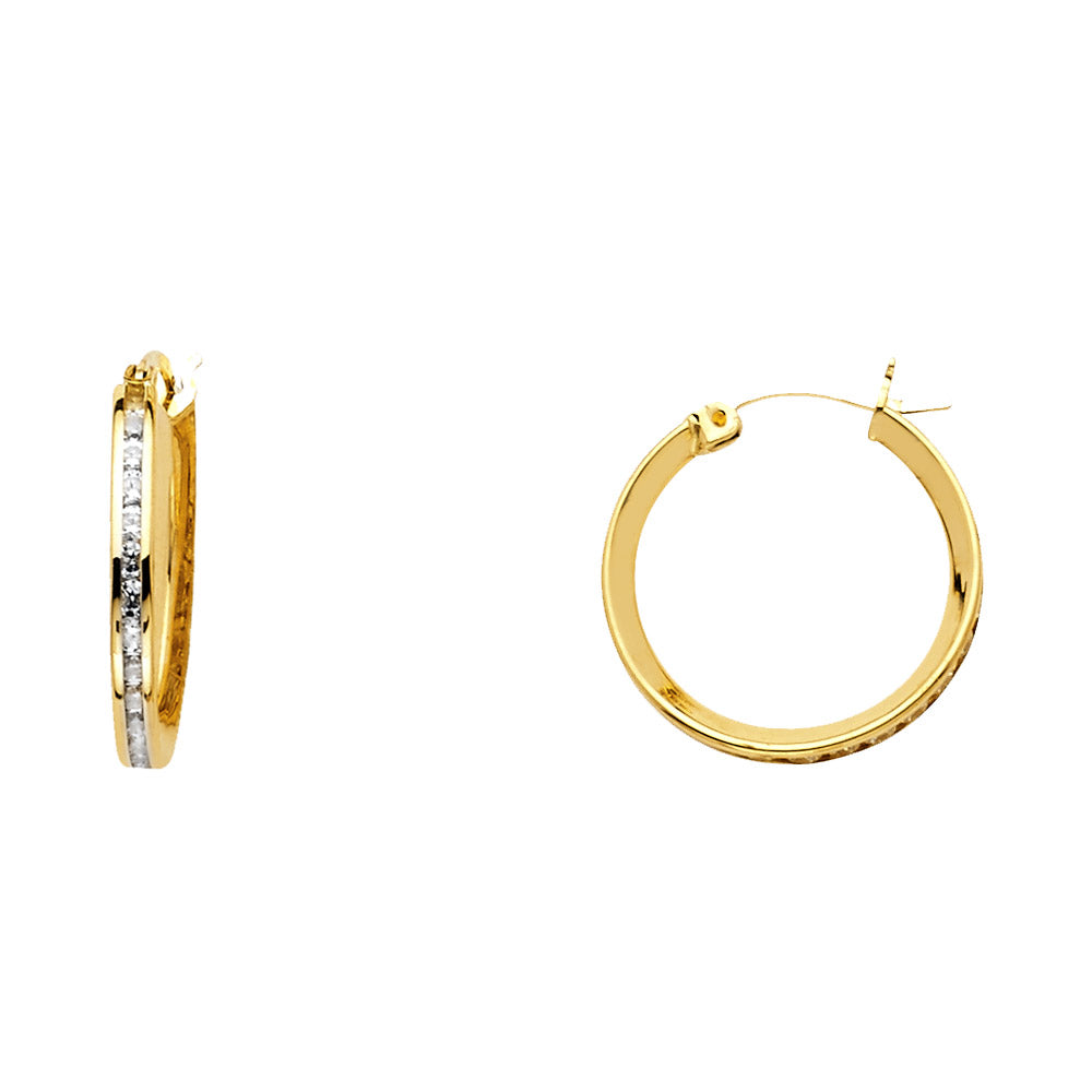 14K CZ EARRINGS