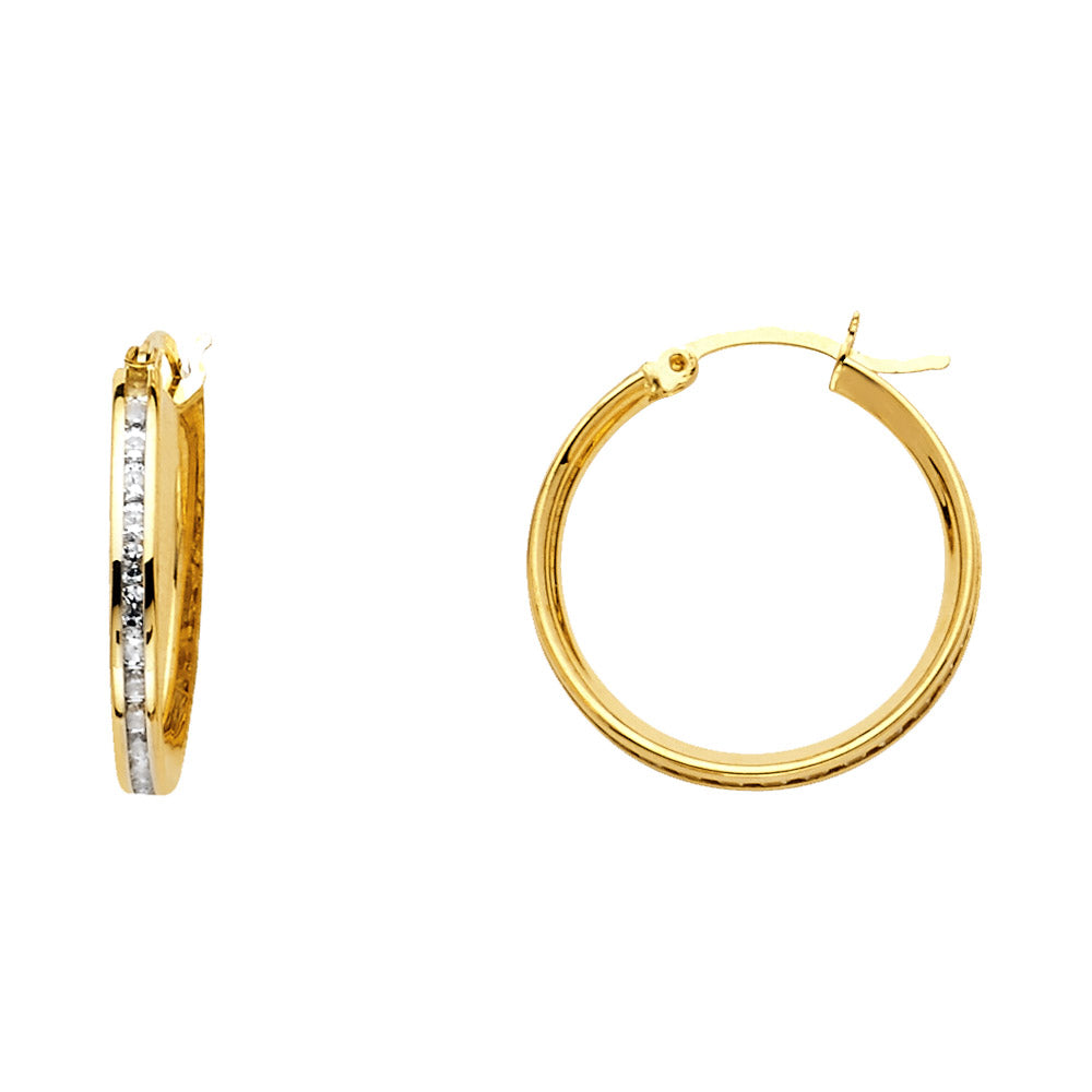 14K CZ EARRINGS