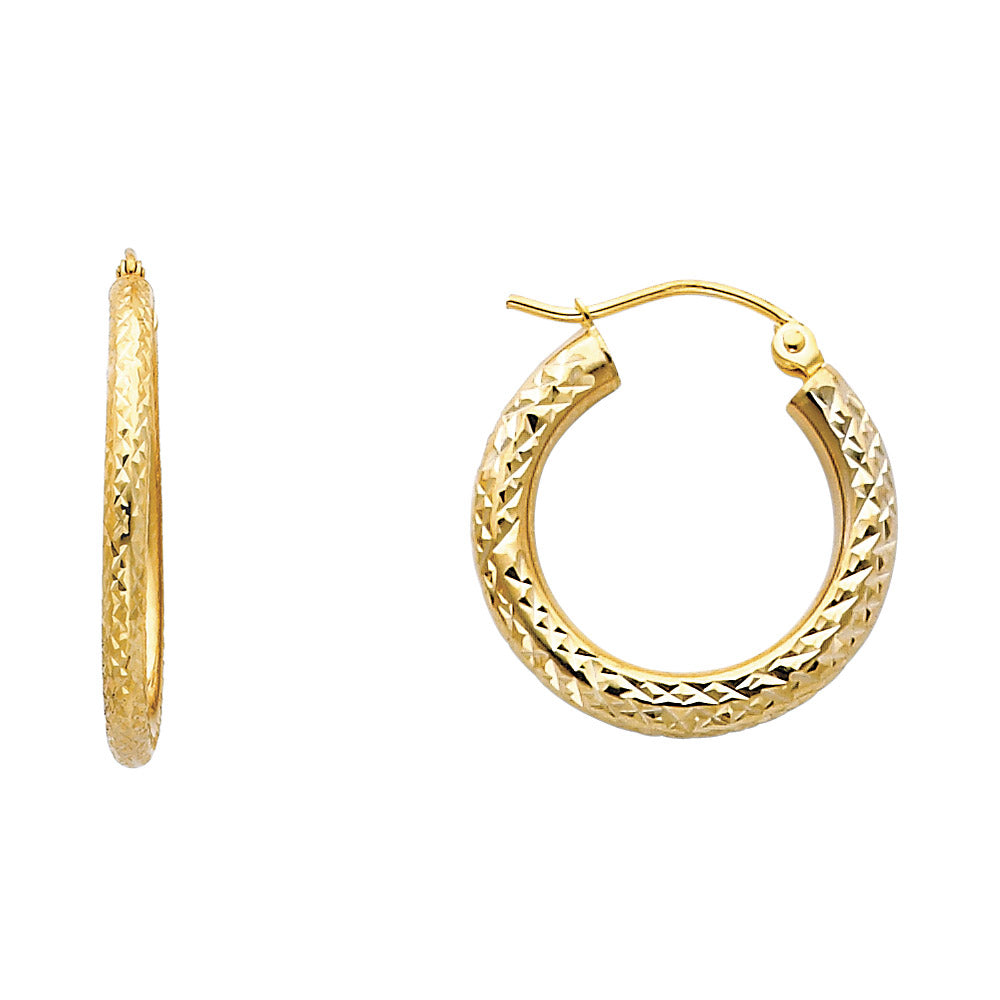 14KY DC 3.0MM RD HOOP EAR
