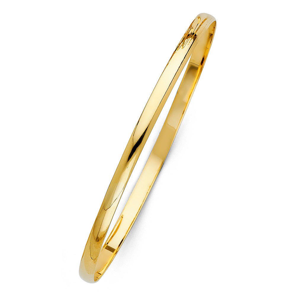 14KY SOLID BANGLE