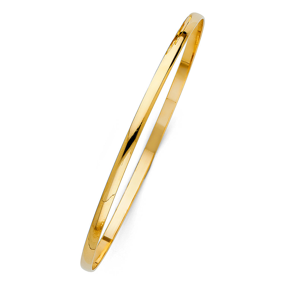 14KY SOLID BANGLE