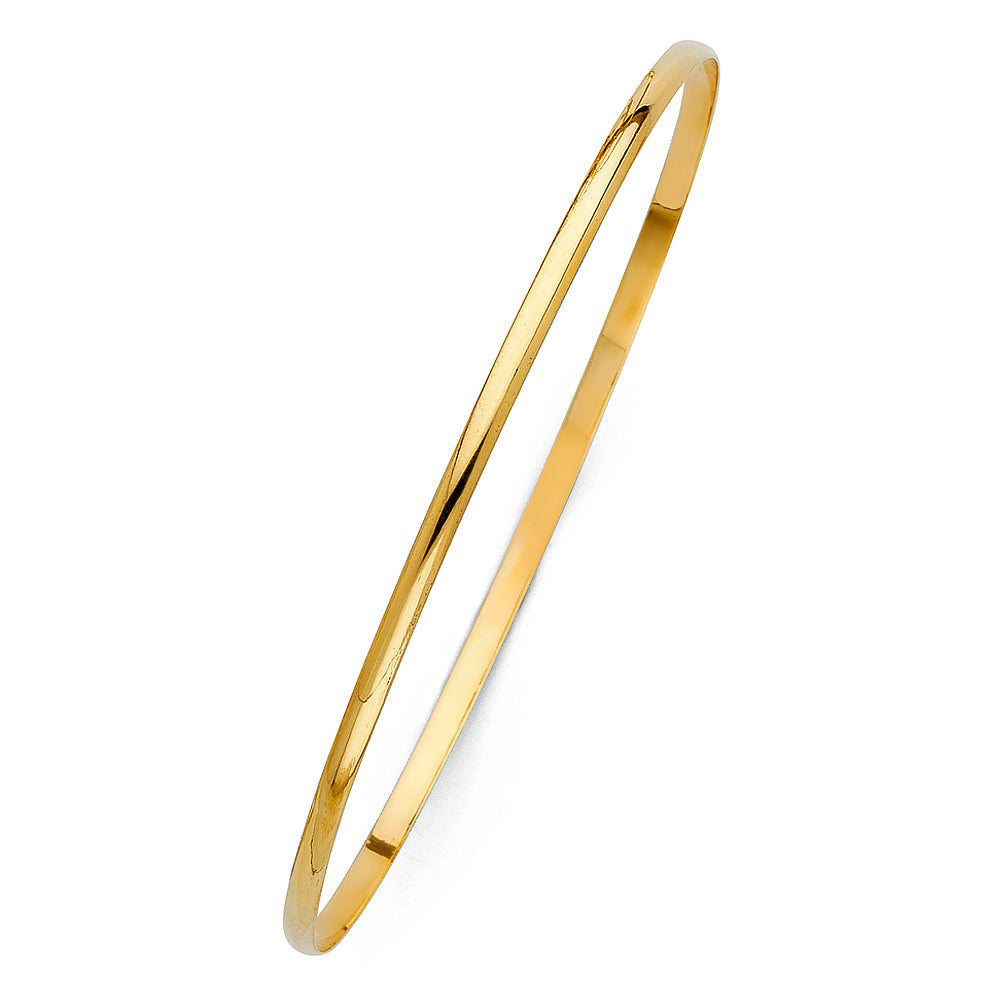 14KY SOLID BANGLE