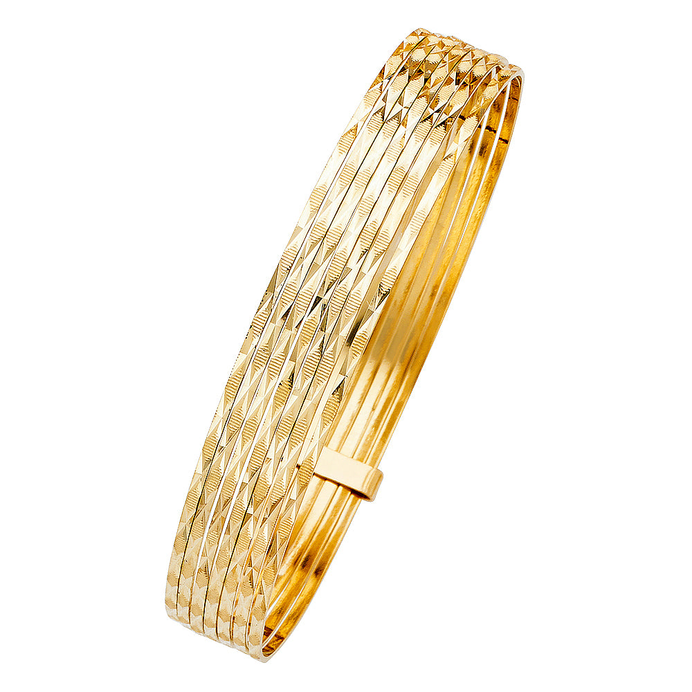 14KY 7DAYS BANGLE