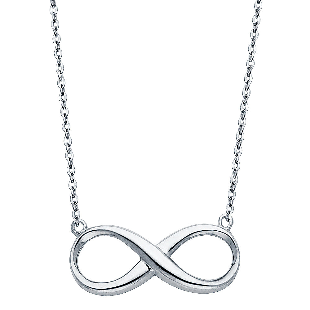14KW INFINITY NECKLACE