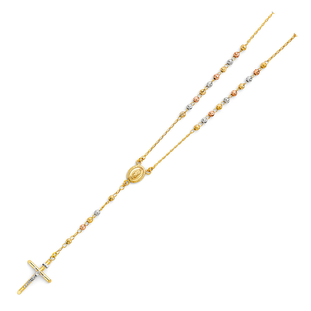 14K 3C MOON BALL ROSANECK 26