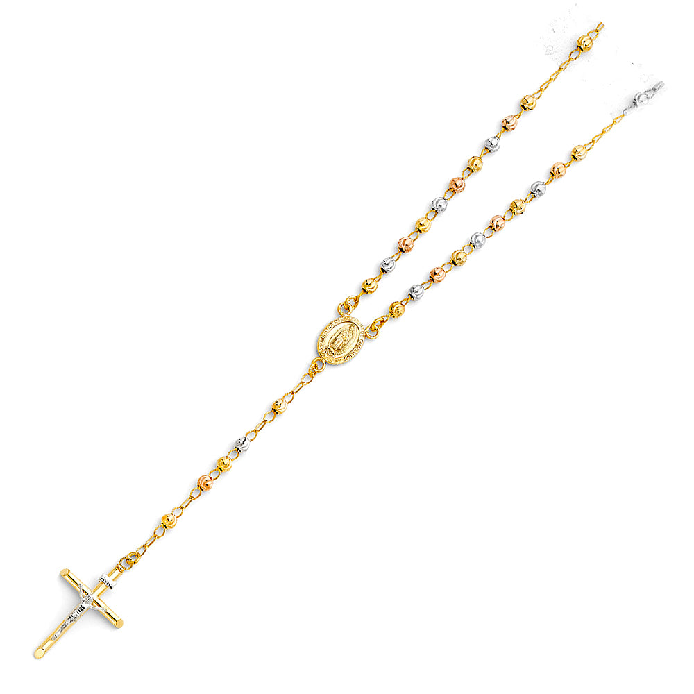 14K 3C MOON BALL ROSANECK 20