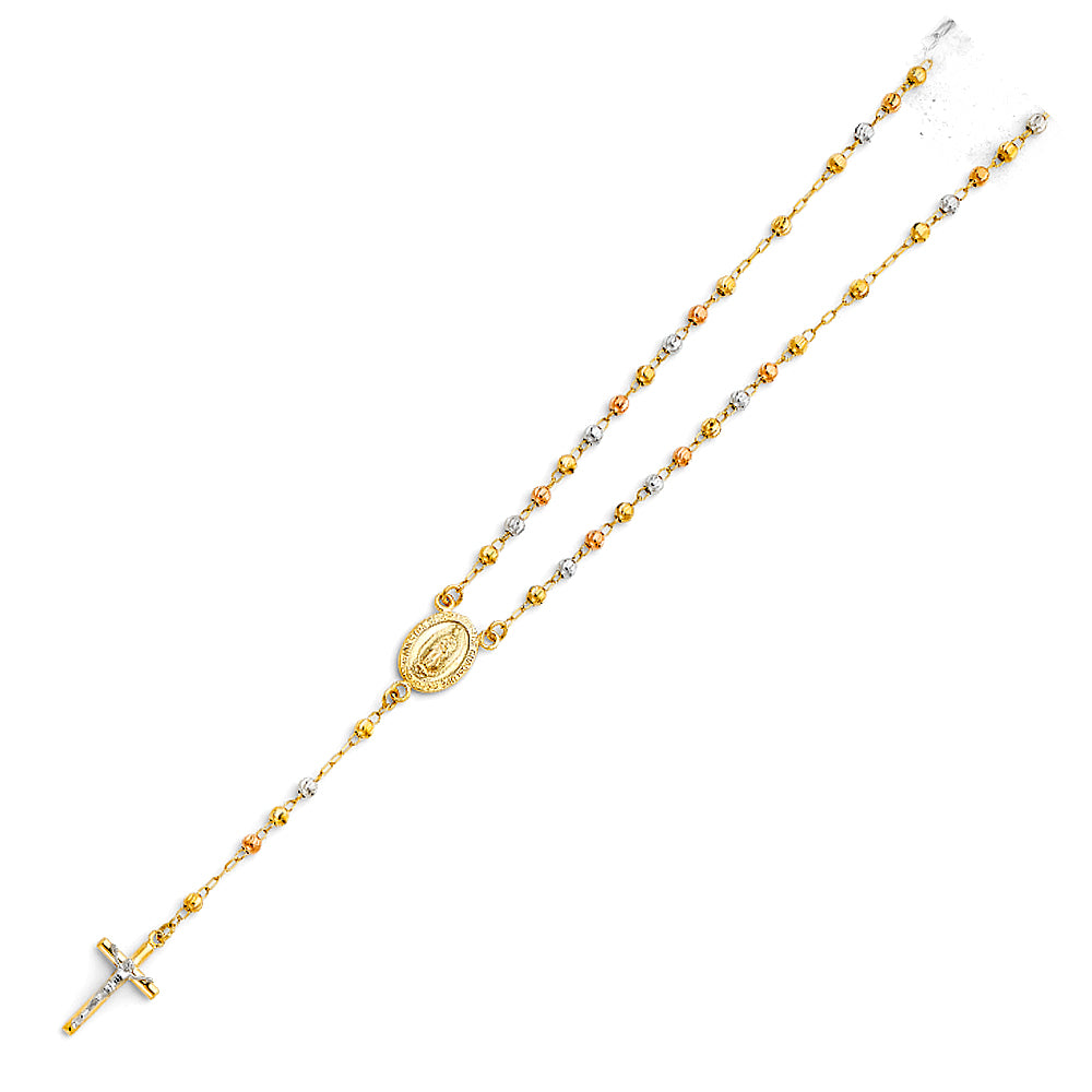 14K 3C MOON BALL ROSANECK 18