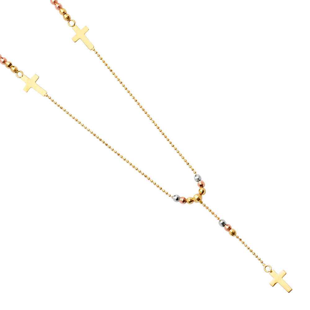 14K 3C BALL FROSARIO NECK