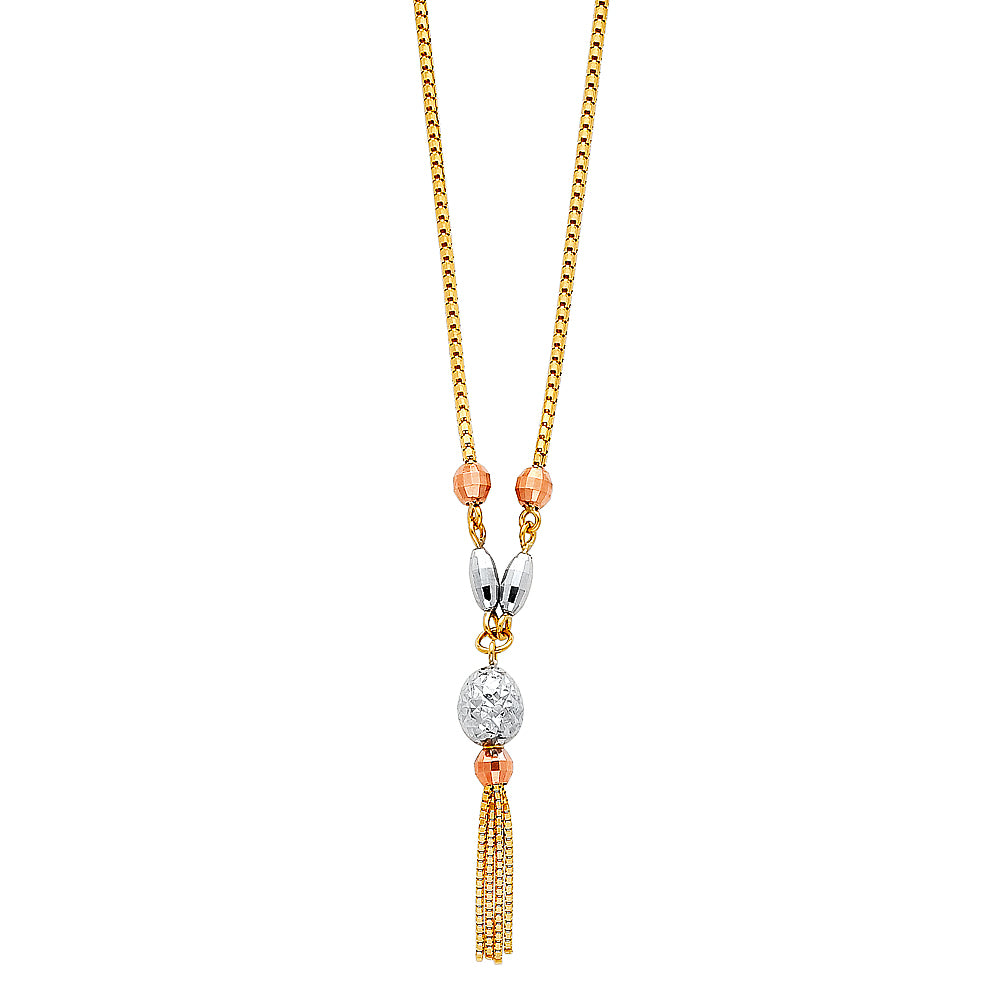 14KT LIGHT HANGING NECKLACE
