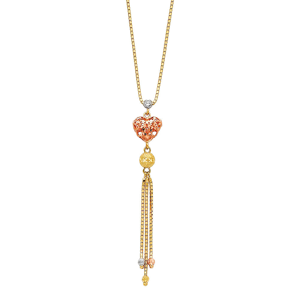 14KT LIGHT HANGING NECKLACE