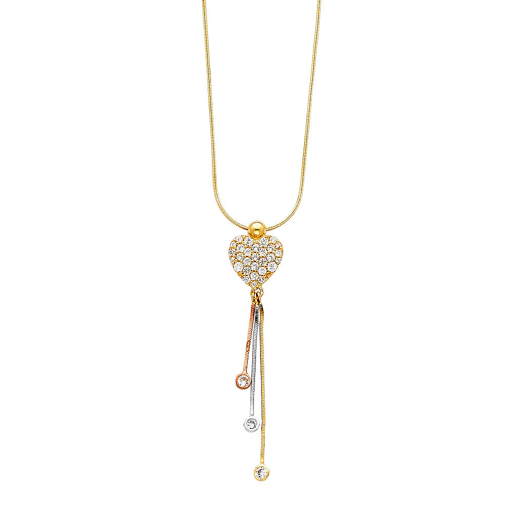 14KT LIGHT HANGING NECKLACE