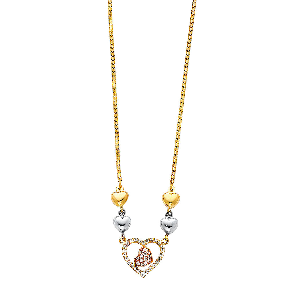 14KT LIGHT HANGING NECKLACE