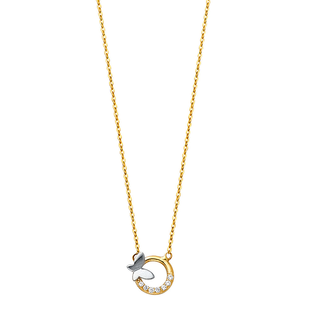 14K 2T NECKLACE