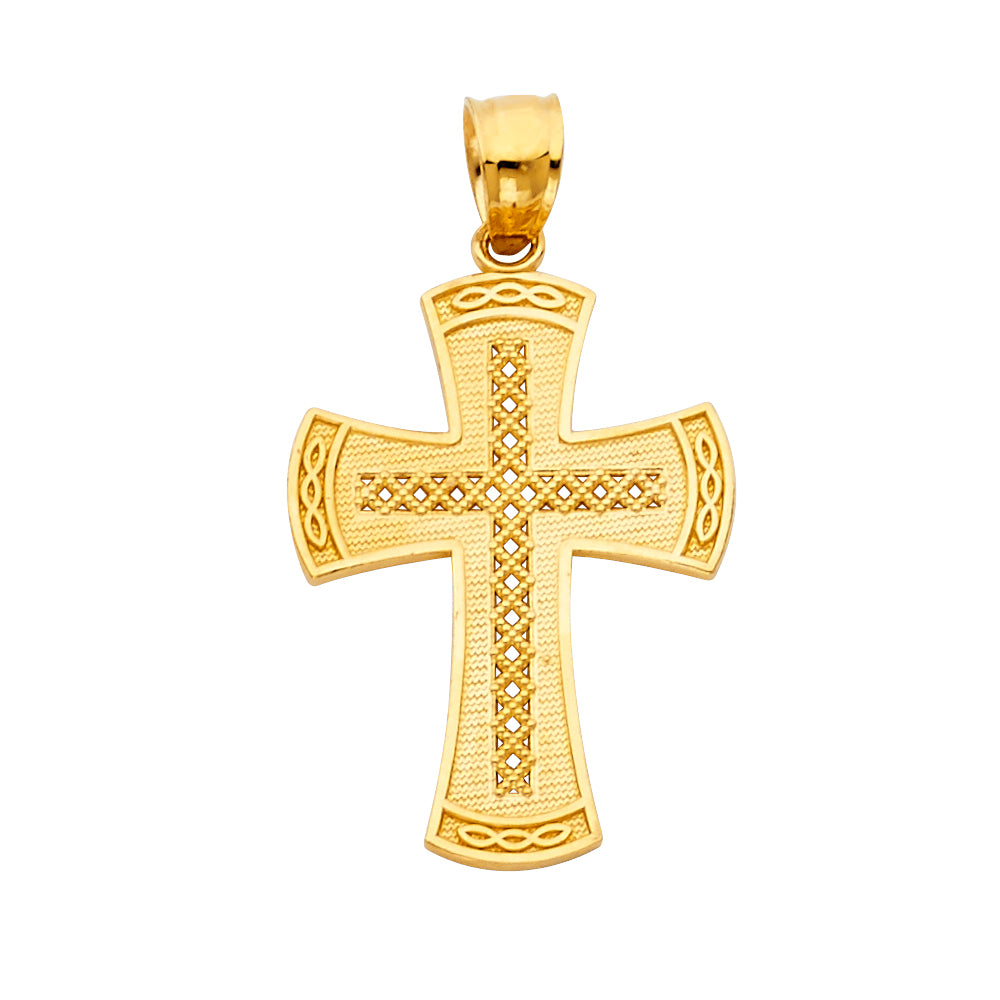 14KY CROSS PENDANT