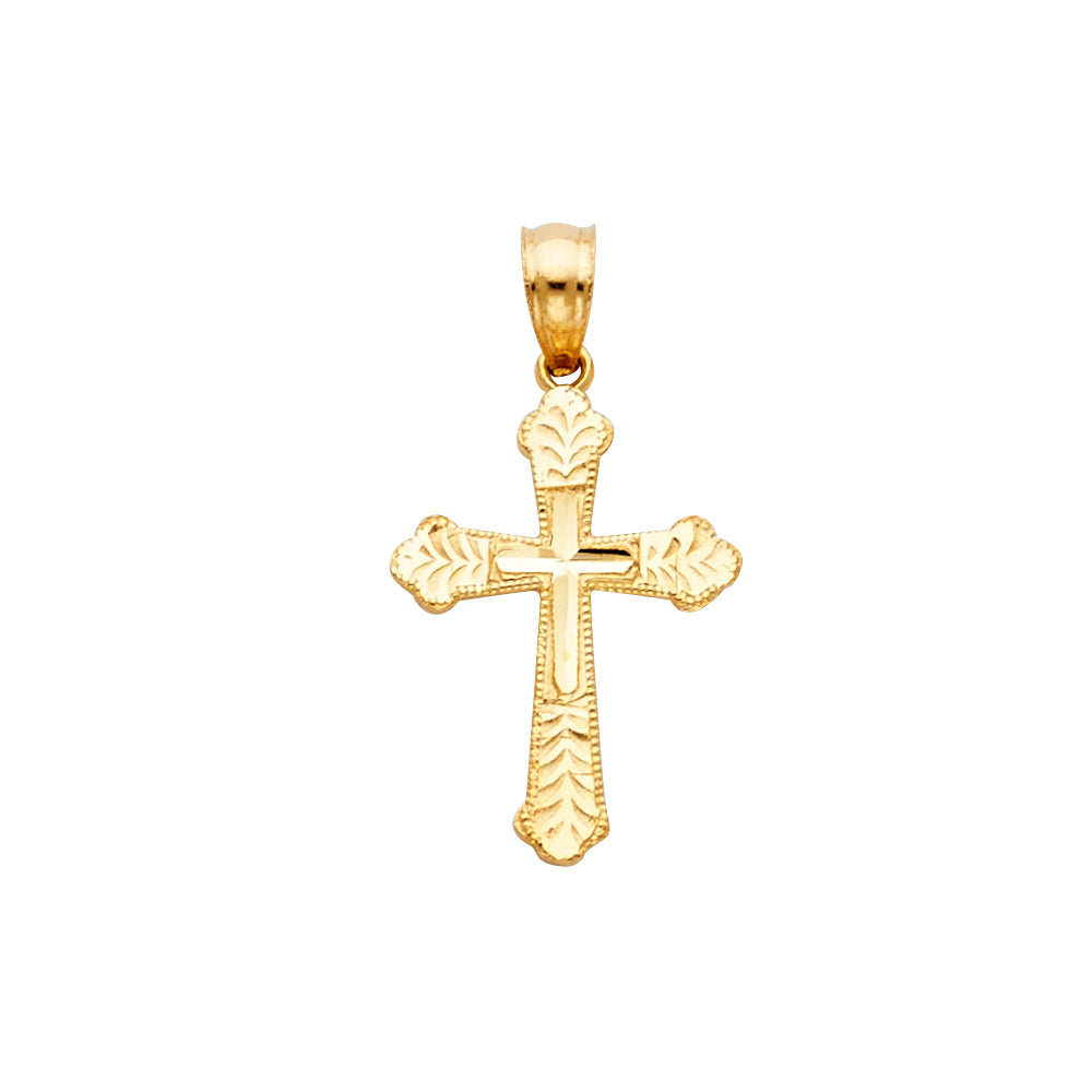 14KY CROSS PENDANT