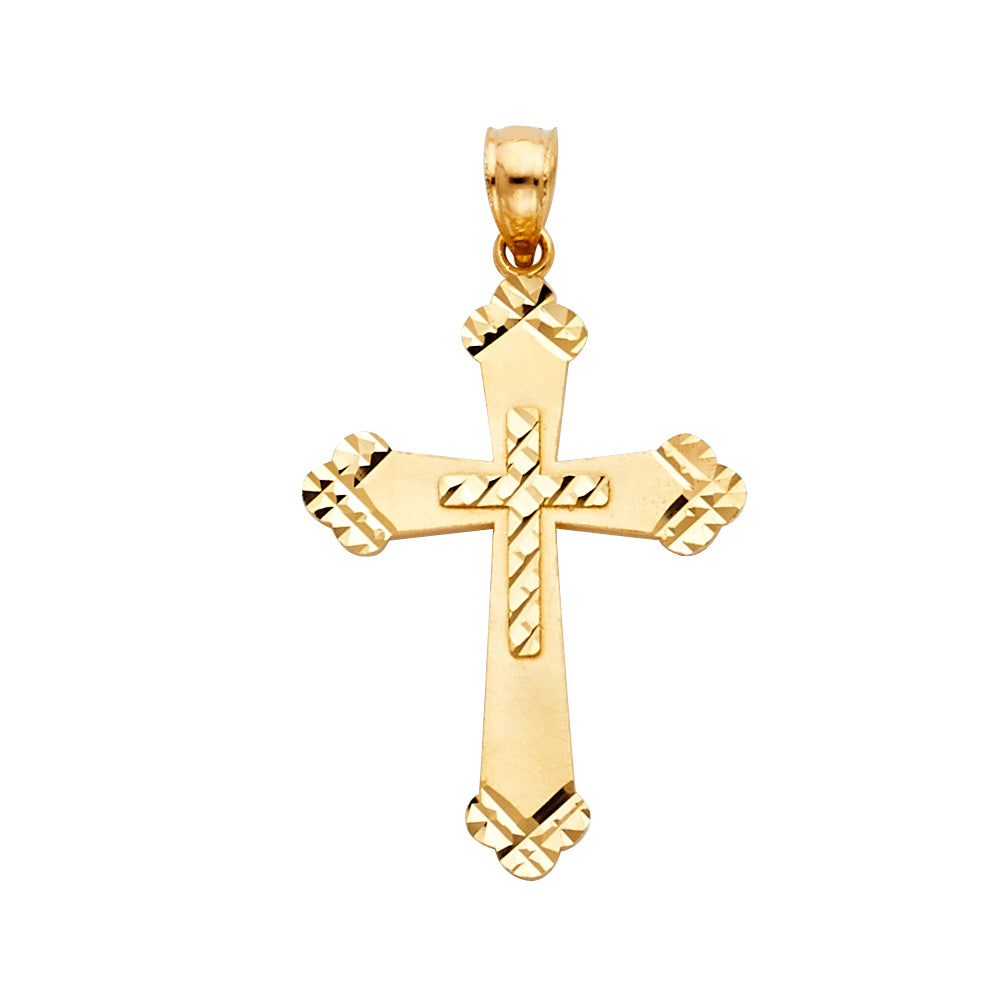 14KY CROSS PENDANT