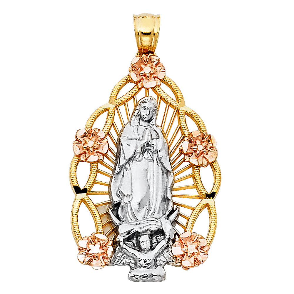 14K 3C OUR LADY OF GUADALUPE PENDANT