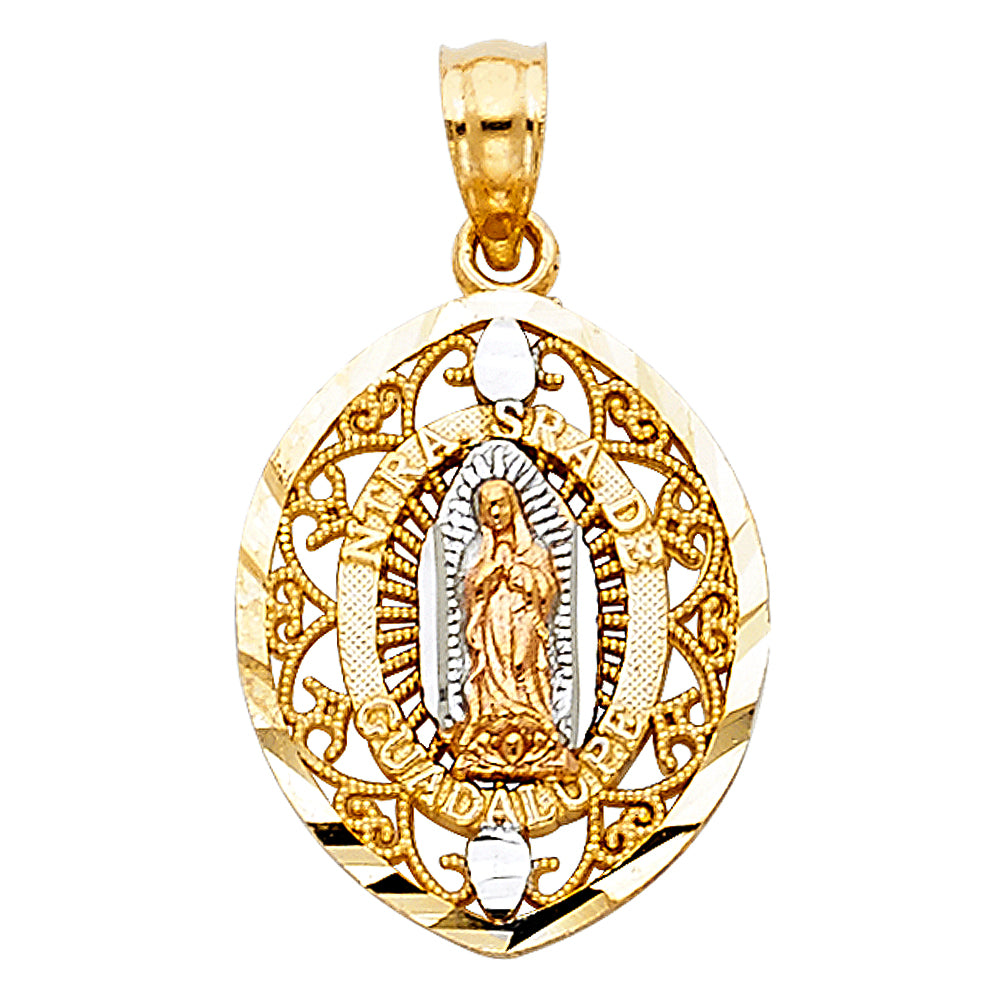 14K 3C OUR LADY OF GUADALUPE PENDANT