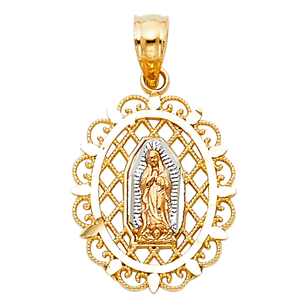 14K 3C OUR LADY OF GUADALUPE PENDANT