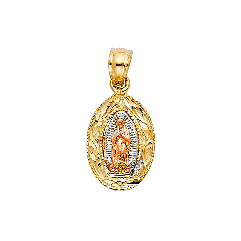 14K 3C OUR LADY OF GUADALUPE PENDANT