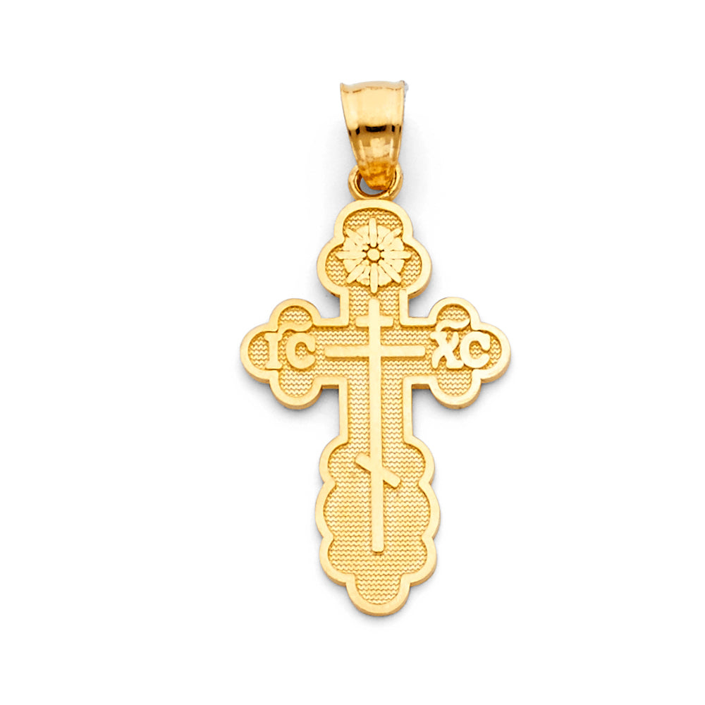 14KY ORTHODOX CROSS PENDANT